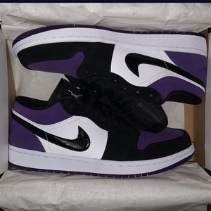 Jordan 1 low court purple